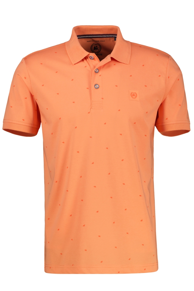 POLO MET SUBTIELE OPDRUK 2553250 918 PALE PAPAYA